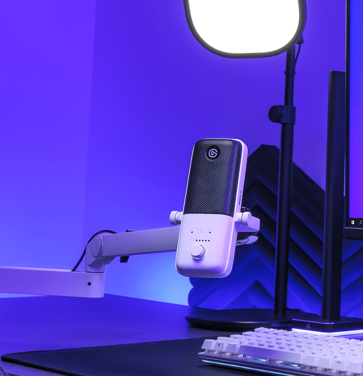 Wave Mic Arm LP - White | Elgato Wave Mic Arm LP - White | Elgato